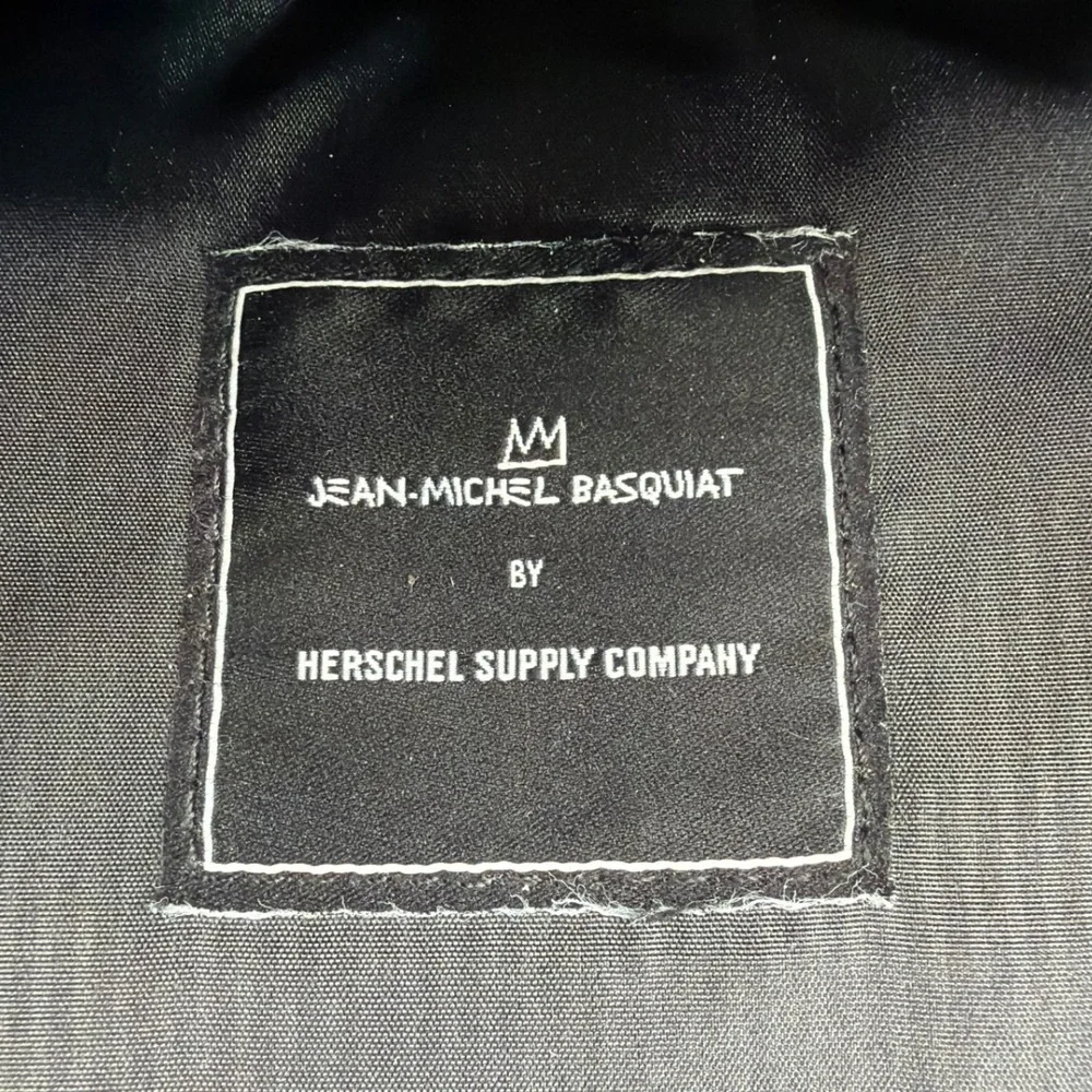 Herschel Supply Co Jean-Michel Basquiat Backpack Black White Art Print Classic